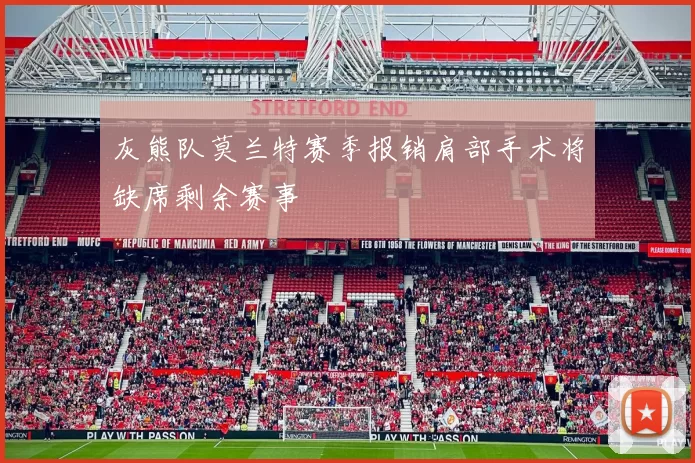 灰熊队莫兰特赛季报销肩部手术将缺席剩余赛事